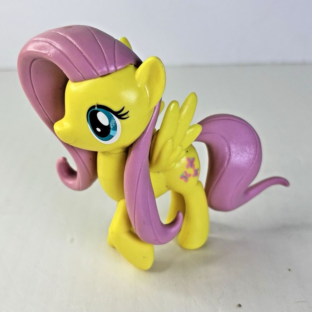 My Little Pony MLP G4 Fluttershy Vinyl Figure 3.5 inches 2017 Hasbro Made China